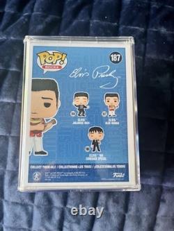 PRISCILLA PRESLEY Signed ELVIS Blue Hawaii FUNKO POP #187 JSA COA RARE
