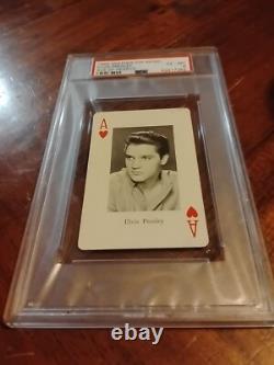 PSA 6 ELVIS PRESLEY 1966 Heather Music Card ACE of HEARTS Rare Low Pop