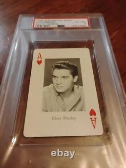PSA 6 ELVIS PRESLEY 1966 Heather Music Card ACE of HEARTS Rare Low Pop