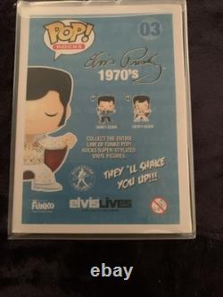 Pop! Rocks 1970's Elvis- Rare CHASE In Protective Case Mint In Box