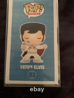 Pop! Rocks 1970's Elvis- Rare CHASE In Protective Case Mint In Box