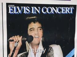 Poster 1977 Elvis Presley Live original vintage rare