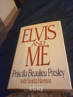Priscilla Presley RARE Signed Autographed copy of Elvis & Me 1985 1st Ed