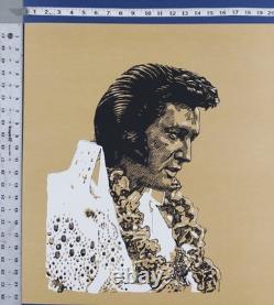 Pristine vintage Elvis Presley silkscreen by K. Chillis 1978. MINT. RARE