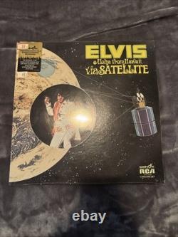 QUAD- RARE Elvis Presley-Aloha From Hawaii Lp -ORIG 1972 SEALED WithFREE 45 Lot