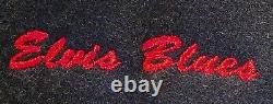RAREElvis Presley Blues Graceland Jean Company Letterman Leather Jacket Size S