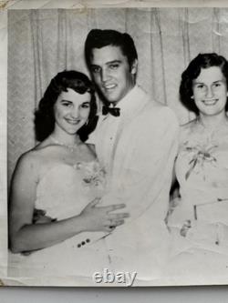 RARE 1955 ELVIS PRESLEY HUMES HIGH SCHOOL PROM Original E. H. Jaffe Camera Press