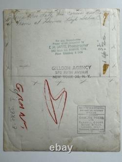 RARE 1955 ELVIS PRESLEY HUMES HIGH SCHOOL PROM Original E. H. Jaffe Camera Press