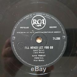 RARE 1959 ELVIS South Africa RCA 71.280 I'M GONNA SIT RIGHT DOWN AND CRY