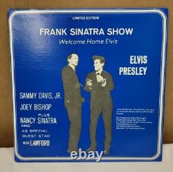 RARE! 1960 The Frank Sinatra Show Welcome Home, Elvis Limited Ed. LP #150, NM