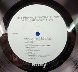 RARE! 1960 The Frank Sinatra Show Welcome Home, Elvis Limited Ed. LP #150, NM