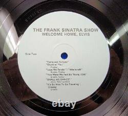 RARE! 1960 The Frank Sinatra Show Welcome Home, Elvis Limited Ed. LP #150, NM