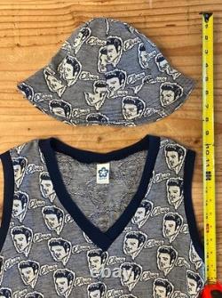 RARE 1960s Elvis Presley Knit Vest & Hat Set Cathy Thousand Oaks CA Original