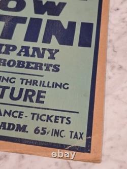 RARE 1960s Frankenstein Spook Show Window Card Poster Elvis Presley Carolina