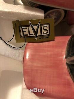 RARE 1997 Elvis Presley Pink Cadillac Car Cookie Jar by Vandor Excellent! NIB