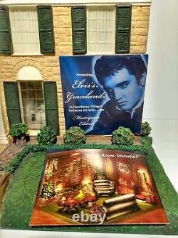 RARE 2002 Elvis Presley Graceland Masterpiece Edition Hawthorne Village + Rooms
