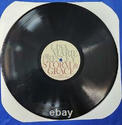 RARE 2012 Autograph Signed Lisa Marie (Elvis daughter) Presley-Storm & Grace LP