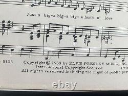 RARE 20s-50s Hill & Range Songs Sheet Music Book 179 Songs, Elvis Presley & More