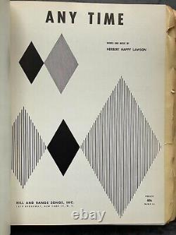 RARE 20s-50s Hill & Range Songs Sheet Music Book 179 Songs, Elvis Presley & More