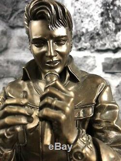 RARE 75th Anniversary ELVIS PRESLEY Musical Statue BRADFORD EXCHANGE Sculpture