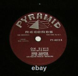 RARE 78rpm Elvis Presley Novelty OH ELVIS By Reed Harper Vintage NEAR MINT