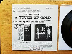 RARE 99% MINT 1s/1s ORANGE LABEL Elvis Presley A TOUCH OF GOLD VOL. 3 EPA-5141