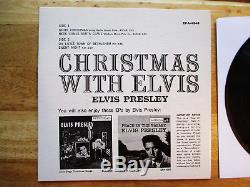 RARE 99% MINT DOG ON SIDE Package Elvis Presley CHRISTMAS WITH ELVIS EPA-4340