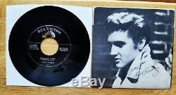 RARE 99% MINT DON'T BE CRUEL PICTURE SLEEVE Silver Line Elvis Presley 47-6604