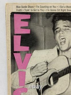 RARE AD BACK Elvis Presley Elvis Presley on RCA EPB-1254 COVER ONLY