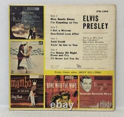 RARE AD BACK Elvis Presley Elvis Presley on RCA EPB-1254 COVER ONLY