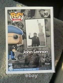RARE CHASE John Lennon in Peacoat 247 Funko Pop Vinyl New in Mint Box +Protector