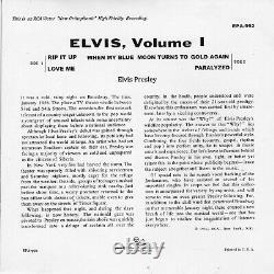 RARE DOS (EX/NM) Elvis Presley Elvis, Volume 1 RCA Victor EPA-992 1965