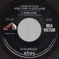 RARE DOS VG++ Elvis Presley Elvis, Volume 1 RCA Victor EPA-992 1965 Rockabilly