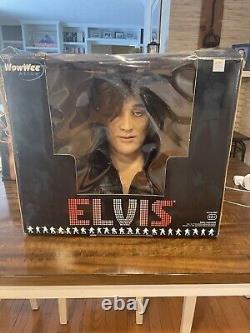 RARE ELVIS COLLECTIBLE WowWee Talking Elvis in Original Box