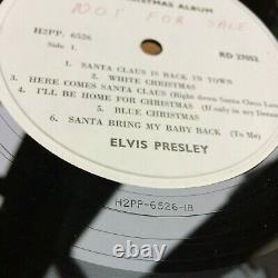 RARE ELVIS PRESLEY 1957 Christmas Album NM UK WHITE LABEL TEST PRESSING RCA