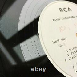 RARE ELVIS PRESLEY 1957 Christmas Album NM UK WHITE LABEL TEST PRESSING RCA