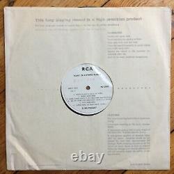 RARE ELVIS PRESLEY 1957 Christmas Album NM UK WHITE LABEL TEST PRESSING RCA