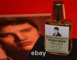 RARE ELVIS PRESLEY 1957 PERFUME Teddy Bear with Box Perfect LABEL Free Ship