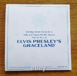 RARE! ELVIS PRESLEY 2020 Fan Club Pres HOLIDAY PROMO CD MINT Insert & Sticker