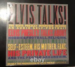 RARE- ELVIS PRESLEY ELVIS TALKS! NEWithSEALED VINYL RECORD LP