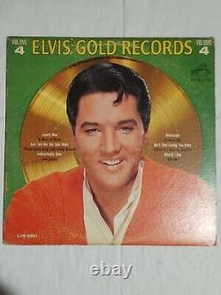 RARE ELVIS PRESLEY Gold Records Volume 4 RCA LPM 3921 1968 VG MONO CANADA Press