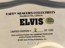 RARE ELVIS PRESLEY LTD. ED. COOKIE JAR NO. 2 OF 1250 MINT-IN-BOX 1990s