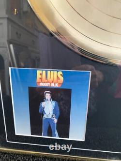 RARE! ELVIS PRESLEY Limited Edition 1 OF 50 Gold Disc LP Vinyl Record Award