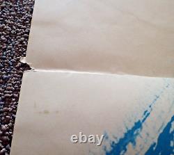 RARE ELVIS PRESLEY MOVIE POSTER German Version Fan Club Flaming Star 1SH