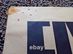RARE ELVIS PRESLEY MOVIE POSTER German Version Fan Club Flaming Star 1SH