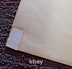 RARE ELVIS PRESLEY MOVIE POSTER German Version Fan Club Flaming Star 1SH