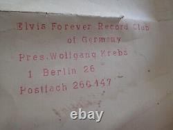 RARE ELVIS PRESLEY MOVIE POSTER German Version Fan Club Flaming Star 1SH