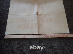 RARE ELVIS PRESLEY MOVIE POSTER German Version Fan Club Flaming Star 1SH