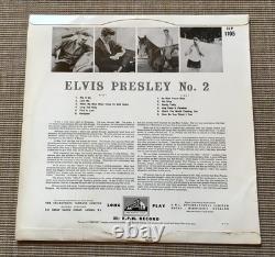 RARE ELVIS PRESLEY No. 2 LP 1957 UK HMV MONO CLP 1105 G2WP7207/8 READ CAREFULLY