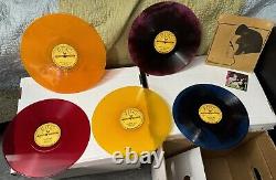 RARE ELVIS PRESLEY SUN RECORDS COLOR VINYL COMPLETE SET OF 5'70s REISSUE MINT